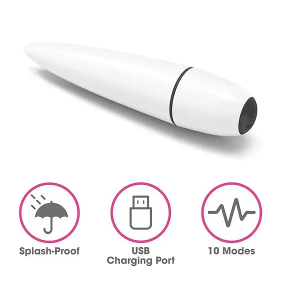 Вібропуля IJOY Rechargeable Power Play White - фото 3