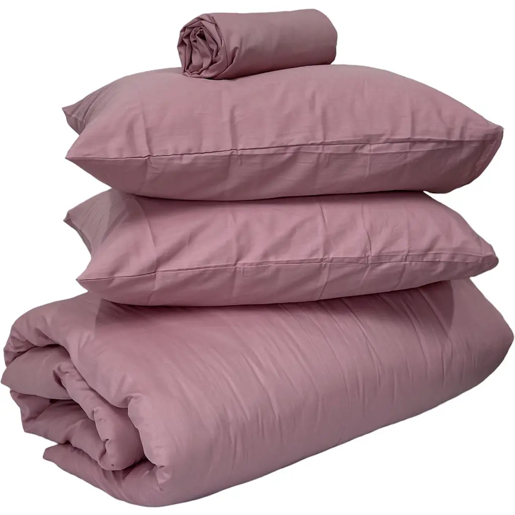 Підковдра Ecotton Brindal Rose сатин 150х215 см рожева (24762) - фото 2