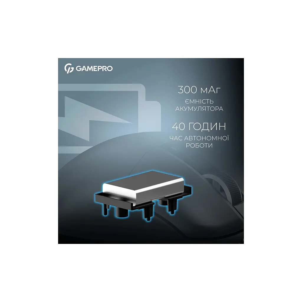 Мышка GamePro Asgard Thor Wireless/Bluetooth/USB Black (GM023B) - фото 8