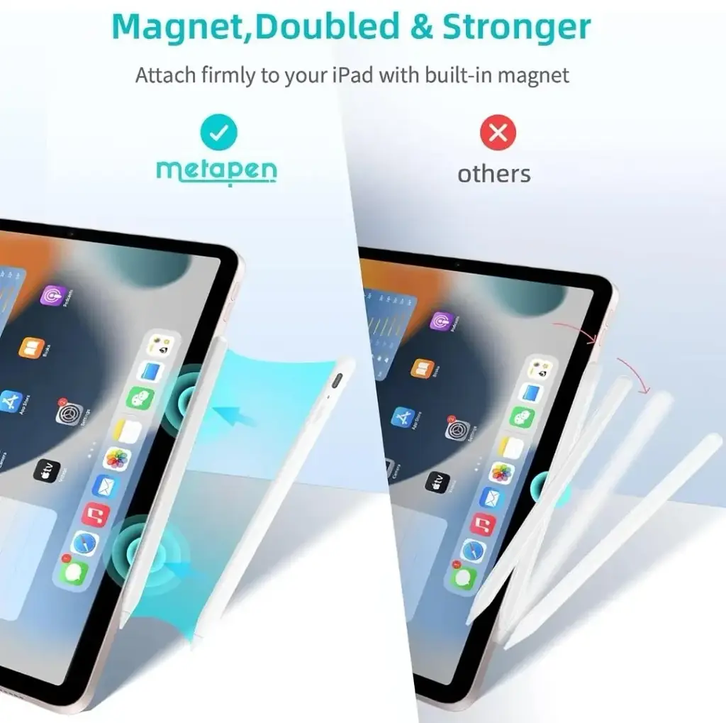 Стилус Metapen Pencil A8 для Apple iPad зі швидкою зарядкою - фото 4