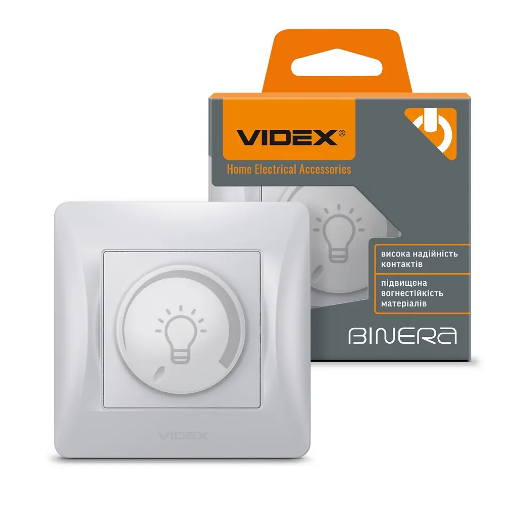Світлорегулятор Videx BINERA LED 200Вт сереб (VF-BNDML200-SS) - фото 4