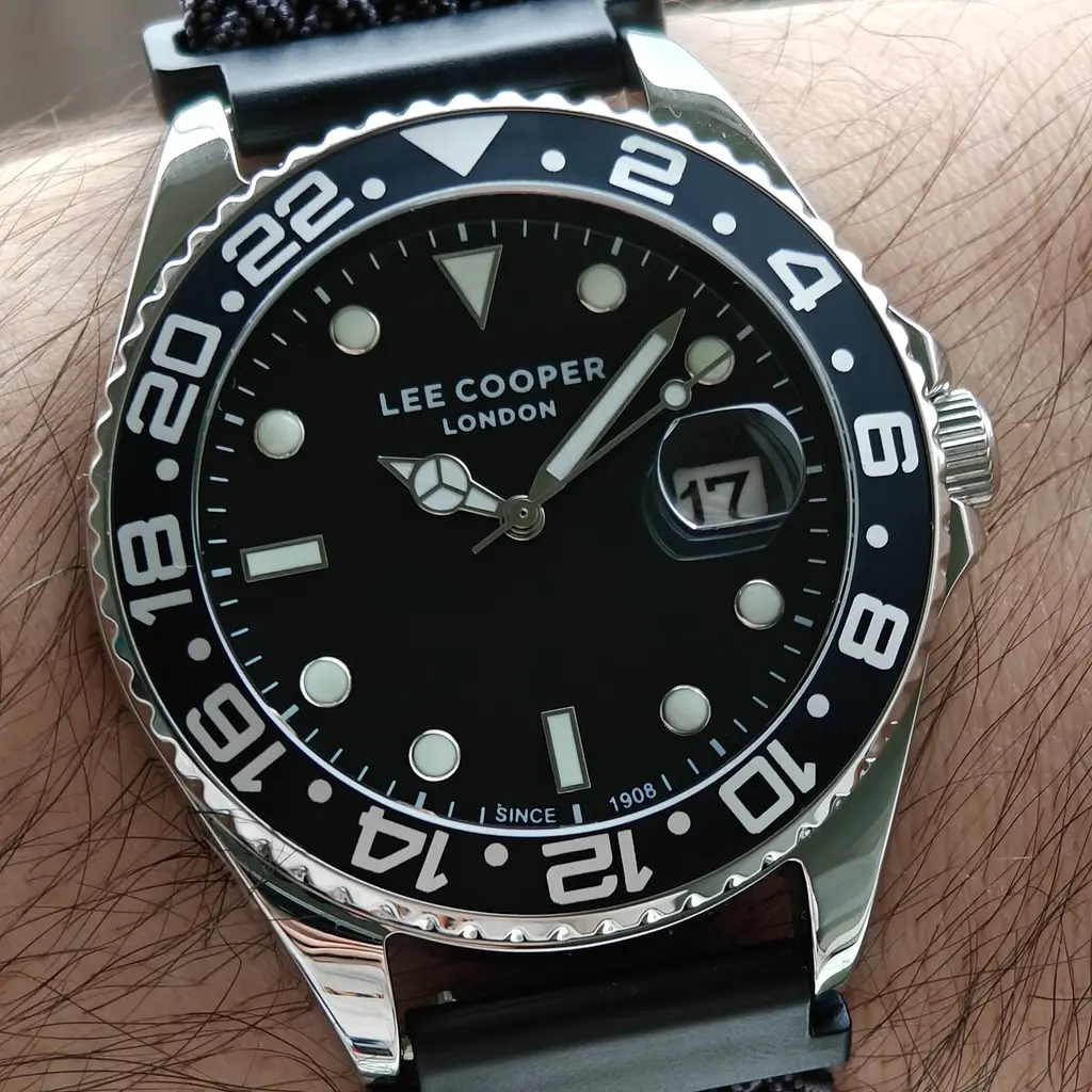 Годинник Lee Cooper Daytona Vibe Black, 2 ремінця - фото 7