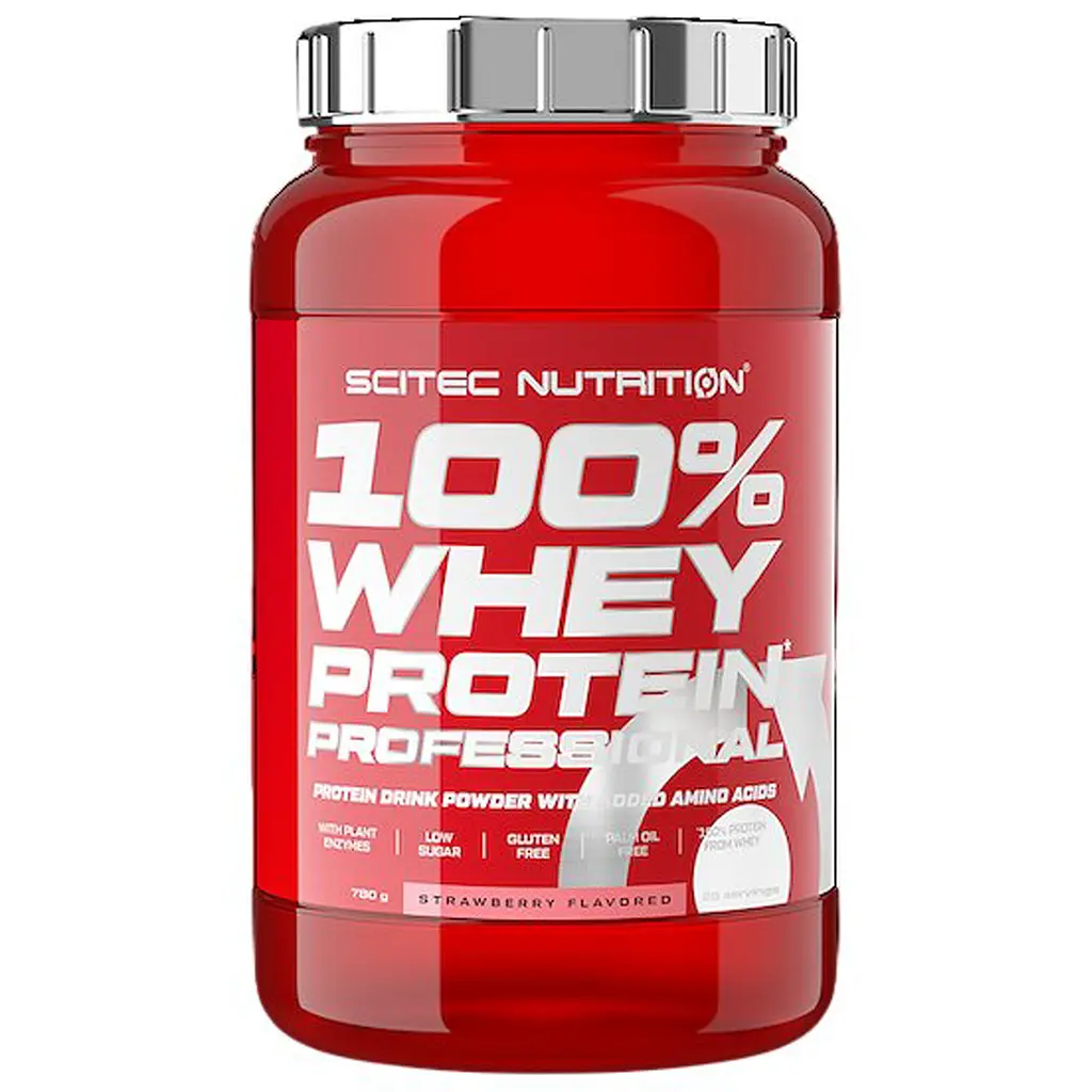 Протеїн Scitec Nutrition 100% Whey Protein Prof Strawberry 780 г (5999100021686)