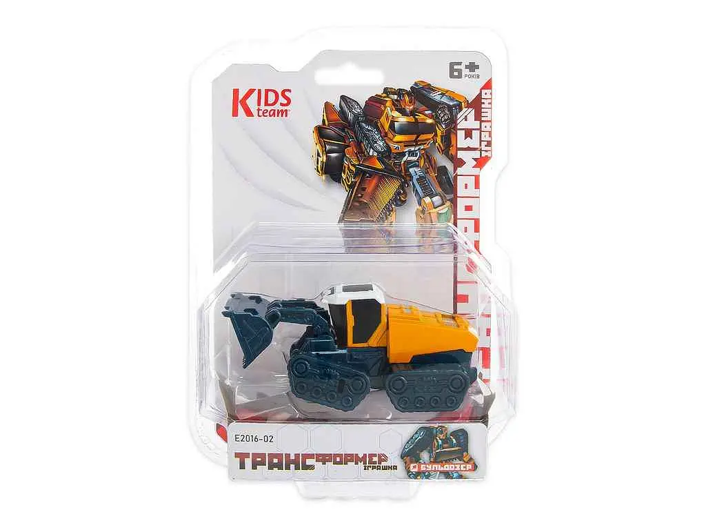 Трансформер KIDS TEAM TRANSFORMERS "Бульдозер" E2016-02 - фото 3