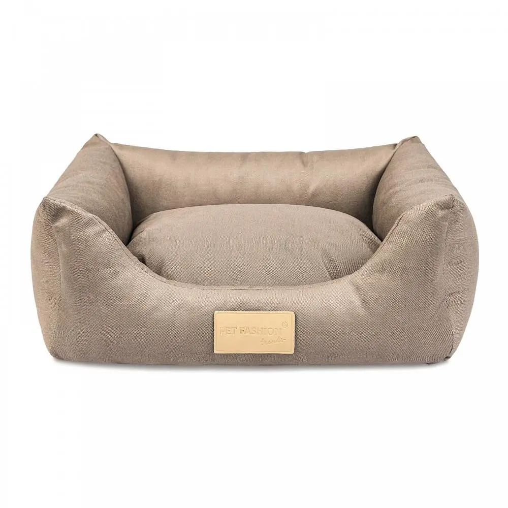 Лежак для собак Pet Fashion Molly №1 пісочний 52 х 40 х 17 см