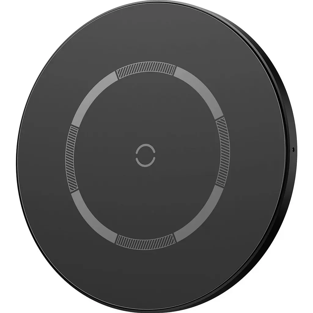 Бездротовий зарядний пристрій Baseus Simple Magnetic Black [WXJK-E01] [122151] - фото 2