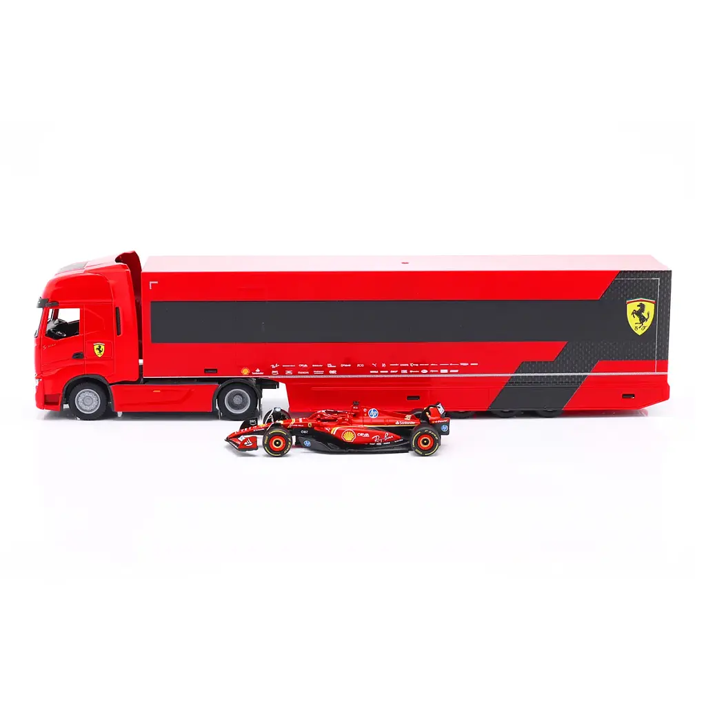 Ігровий набір - ВАНТАЖІВКА-ТЯГАЧ IVECO S-WAY ТА БОЛІД SF-24 (1:43) - фото 3