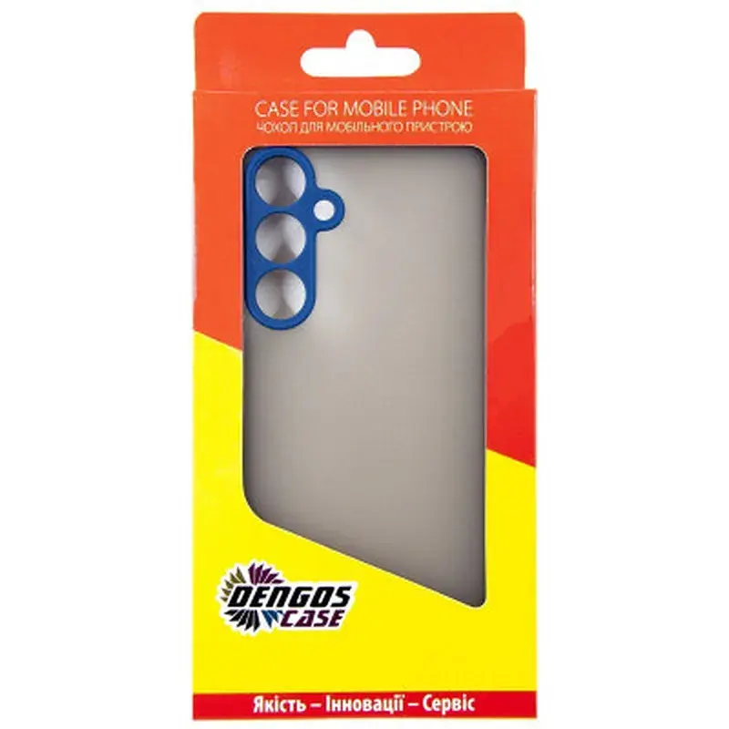 Чохол до мобільного телефона Dengos Matte Samsung Galaxy A55 5G (Blue) (DG-TPU-MATT-143) - фото 5