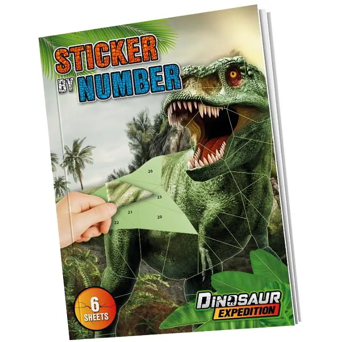 Стікербук за номерами Moxy Dinosaur Expedition (961030) - фото 3