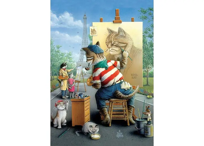 Пазл Art Puzzle Художник Кіт 500 ел. (5087) - фото 2