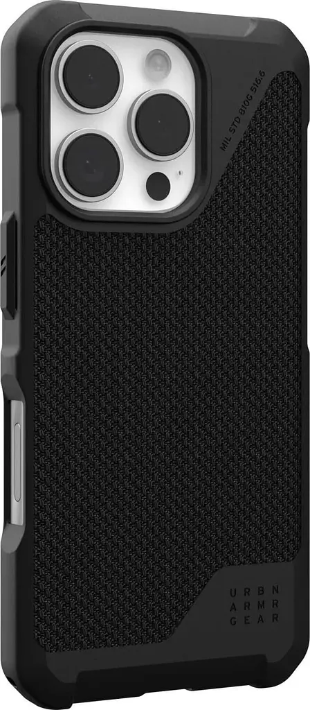 Оригінальний протиударний чохол UAG Metropolis LT MagSafe для iPhone 16 Pro (6.3") Kevlar Black 114452113940 - фото 8