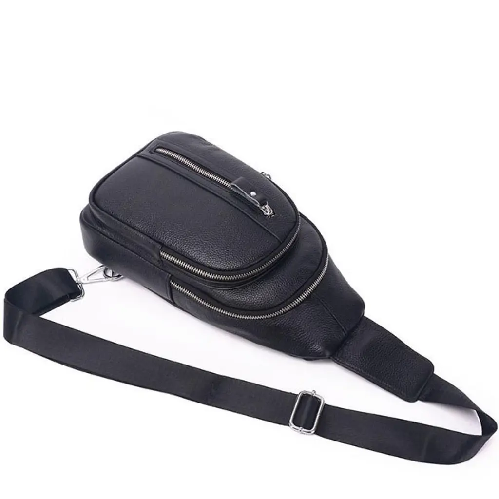 Сумка на одну шлейку чорна Tiding Bag FL-A25F-5055A - фото 2