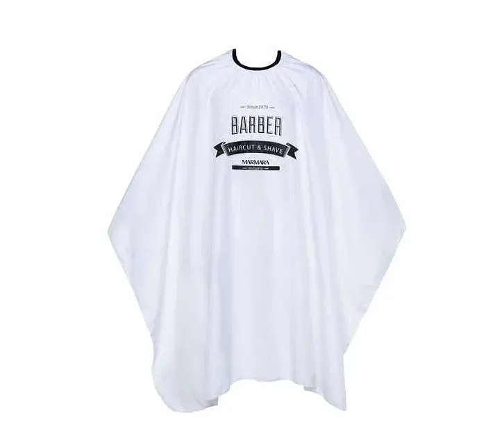 Пеньюар перукарський для стрижки Marmara Barber Cape (білий)