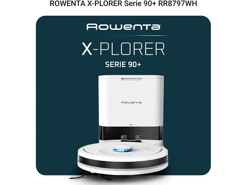 Робот-пилосос з вологим прибиранням Rowenta X-PLORER Serie 90+ RR8797WH - фото 9