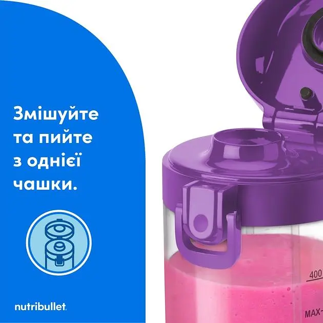 Блендер Nutribullet NBP003PU (0C22300097) - фото 4