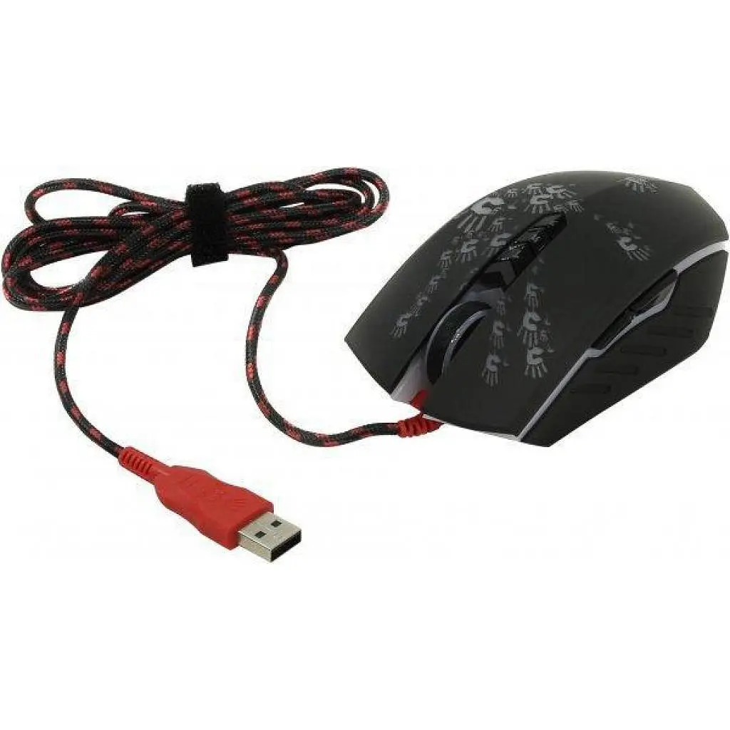 Миша Bloody A4Tech A60A USB Black (A60A (Black)) - фото 6