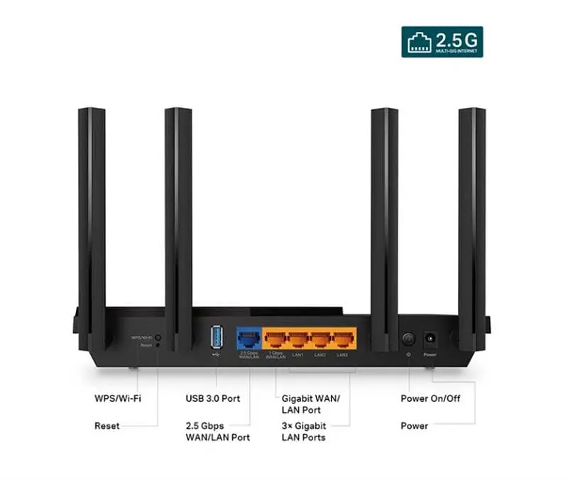 Маршрутизатор бездротовий TP-Link Archer AX55 Pro - фото 3