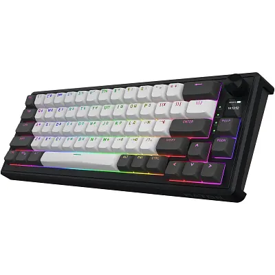 Клавіатура Hator Skyfall 65 Pro Aurum Vanila Silent RGB Wireless/Bluetooth/USB UA Grey/Black (HTK4160UA) - фото 2