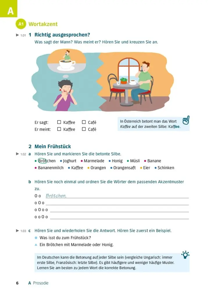 Deutsch uben. Phonetik A2 - Ubungen und Tipps fur eine gute Aussprache - фото 2