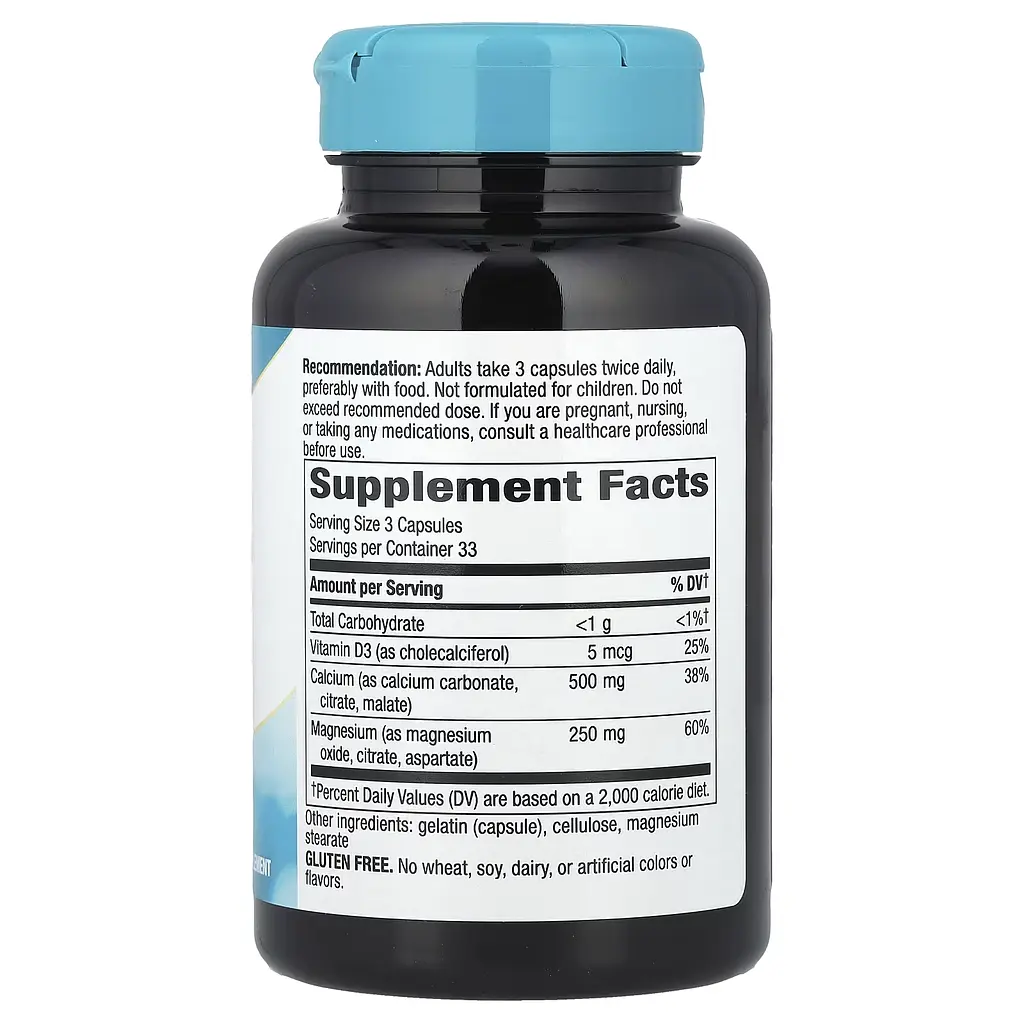 Комплекс із Кальцієм, Магнієм та D-3 Calcium-Magnesium-Vitamin D - 100 капсул - фото 2