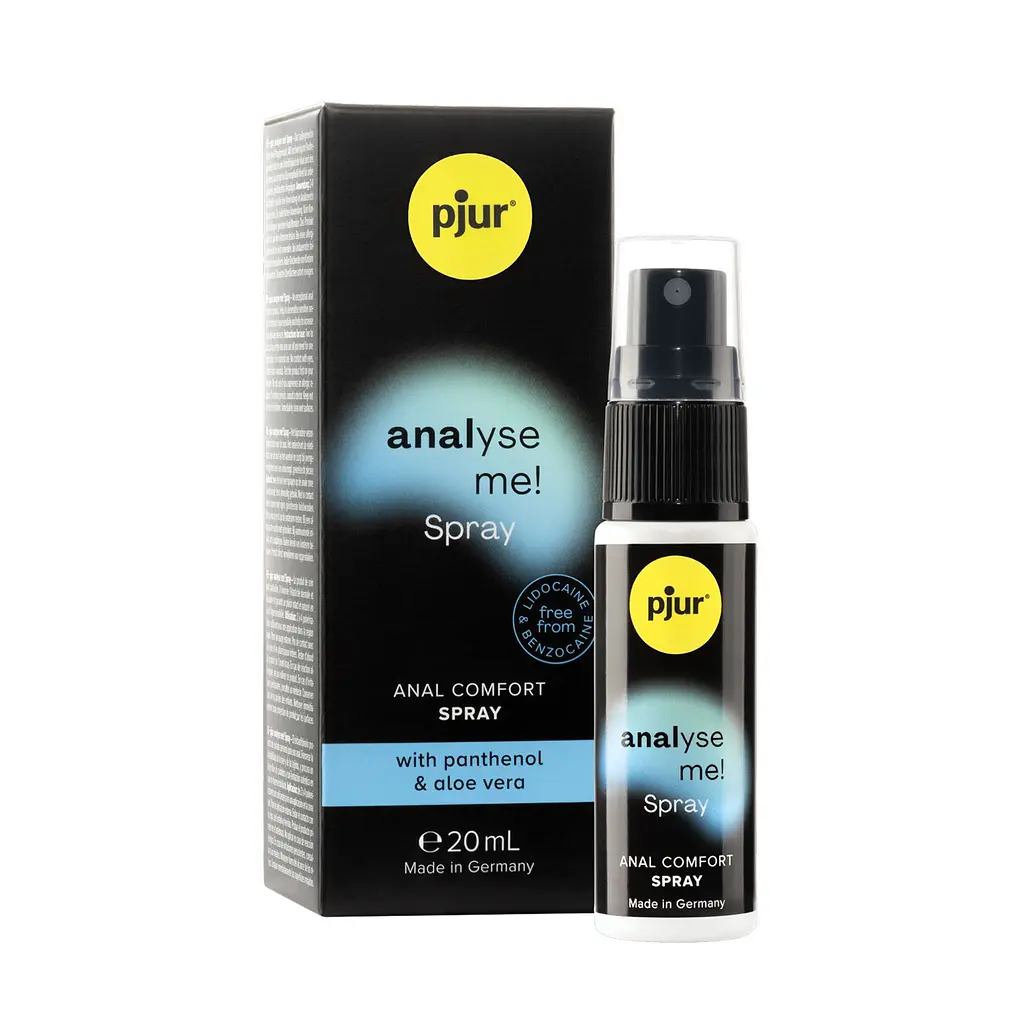 Розслаблювальний анальний спрей pjur analyse me! Spray 20 мл, з пантенолом та алое, концентрований - фото 4