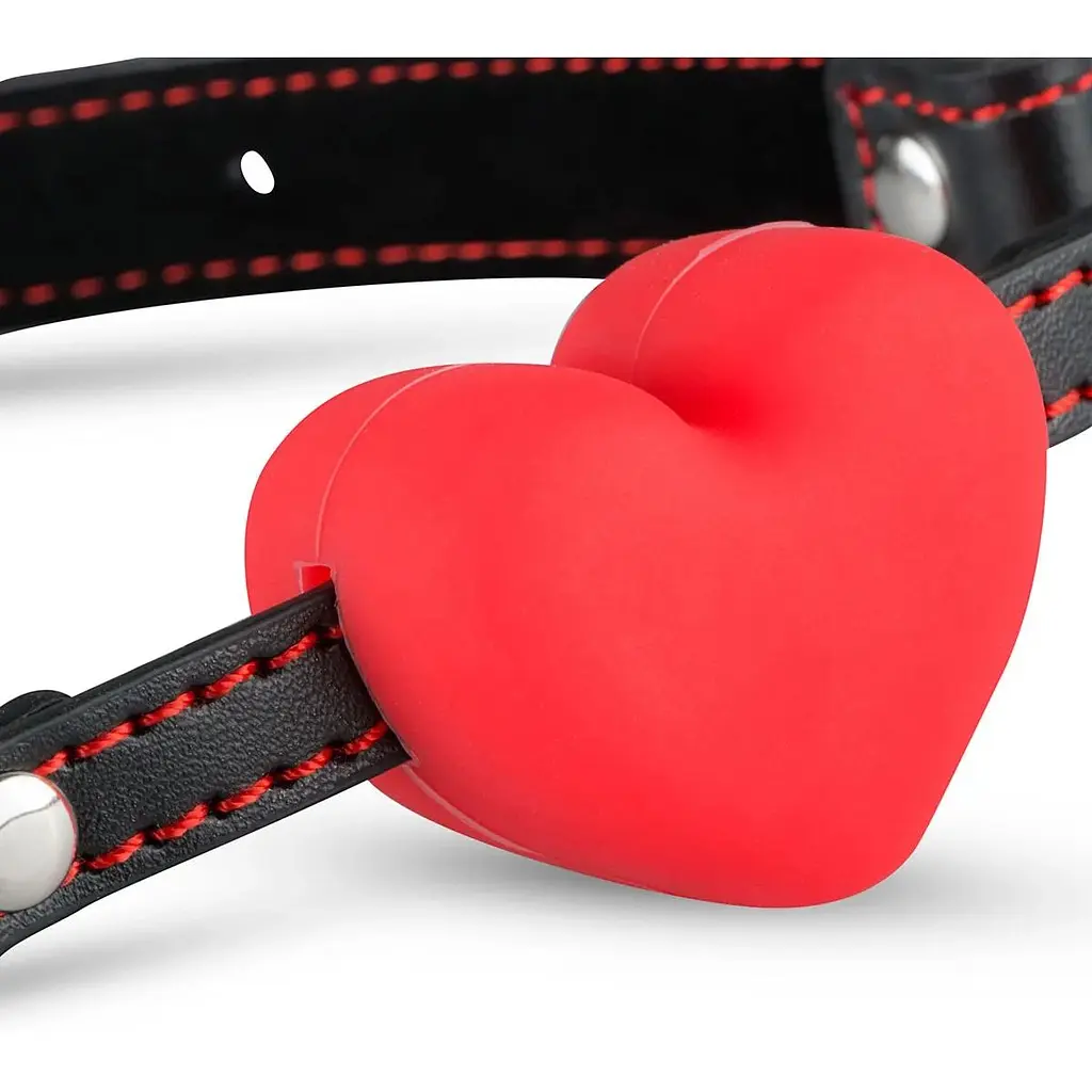 Силиконовый кляп в виде сердца Whipped - Heart Ball Gag - фото 4