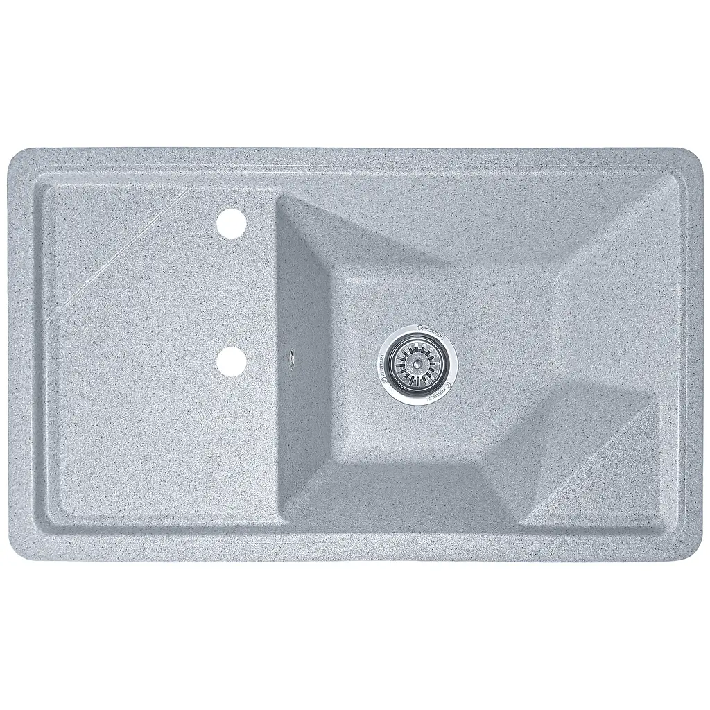 Мийка кухонна Valetti 58C гранітна 785х465 мм сіра - фото 4