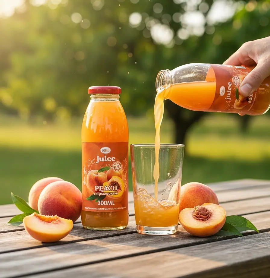 Сік Персиковий 0,300 мл. 12 шт в упаковці - фото 4