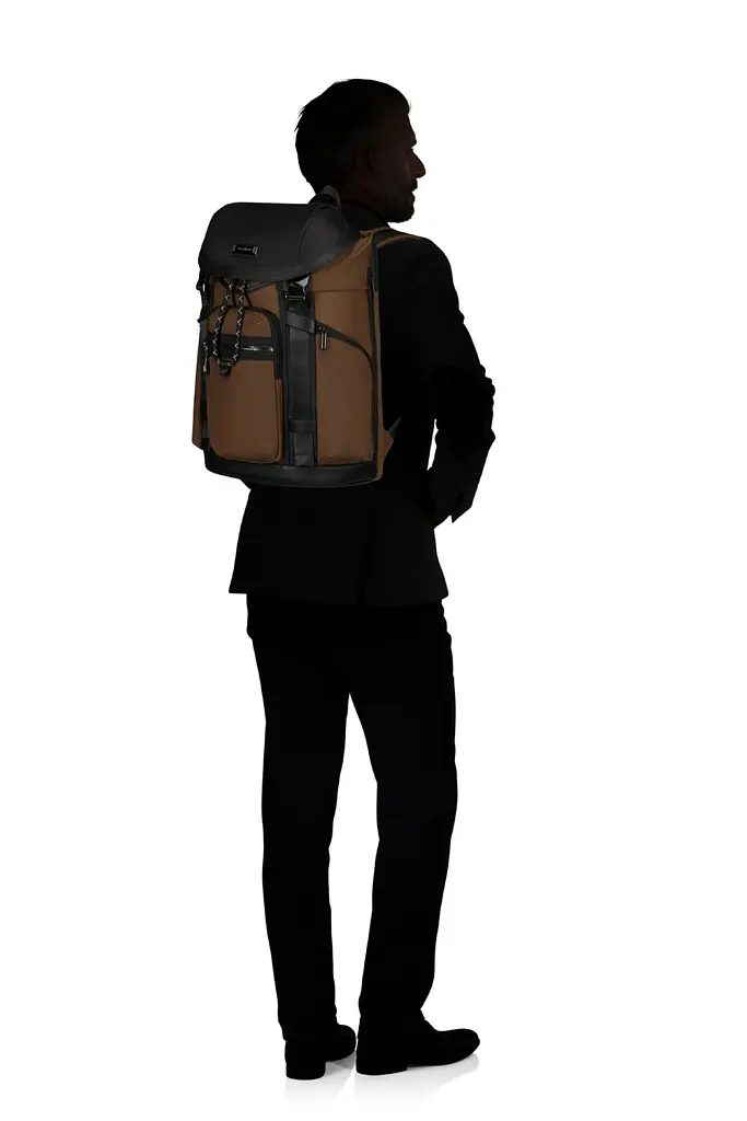 Рюкзак 15.6" Samsonite RELYON BROWN 47,5x30x16 KP8*03003 - фото 6