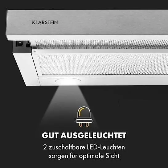 Вытяжка Klarstein Viola 612 м3/час (10034862) - фото 3