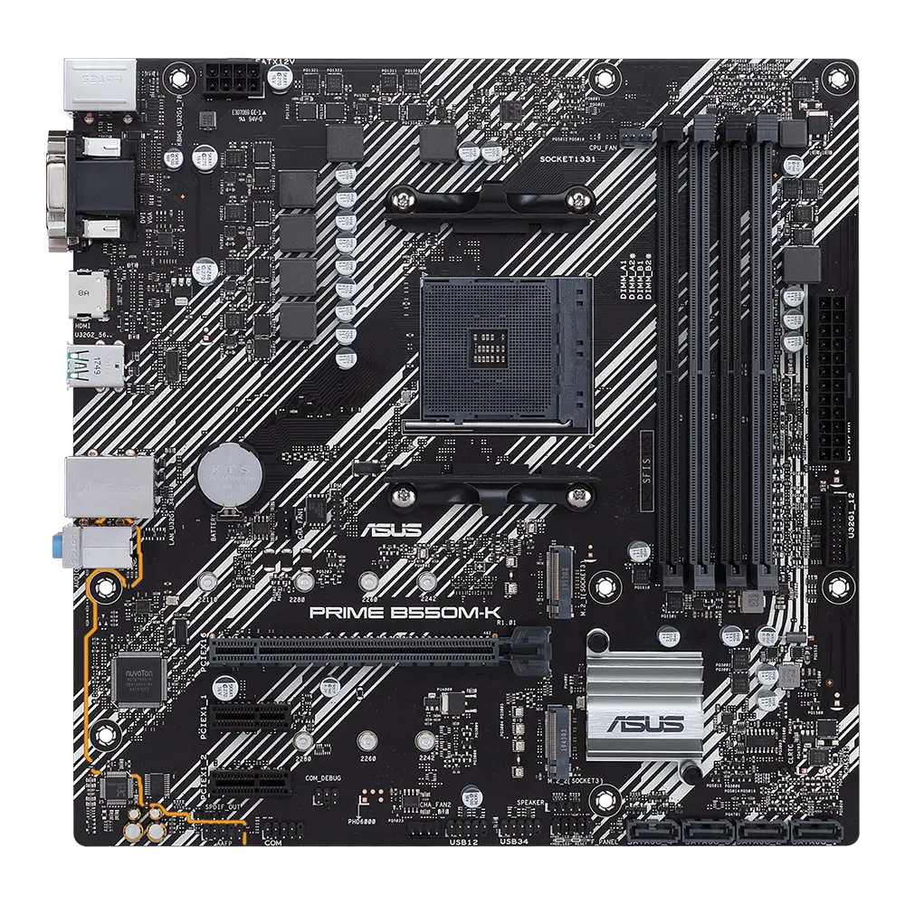 Материнська плата Asus B550M-K Prime Socket AM4 (PRIME B550M-K) - фото 5