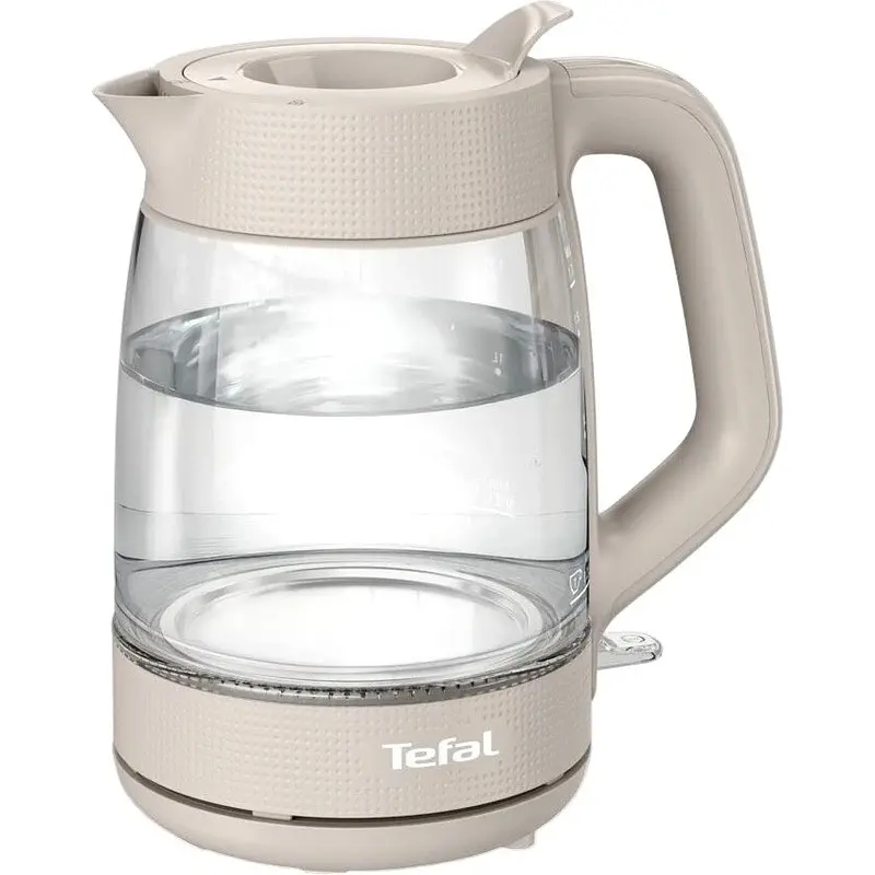 Чайник електричний Tefal Morning Glass Kettle 1.7 л бежевий (KO2G0BE0) - фото 3