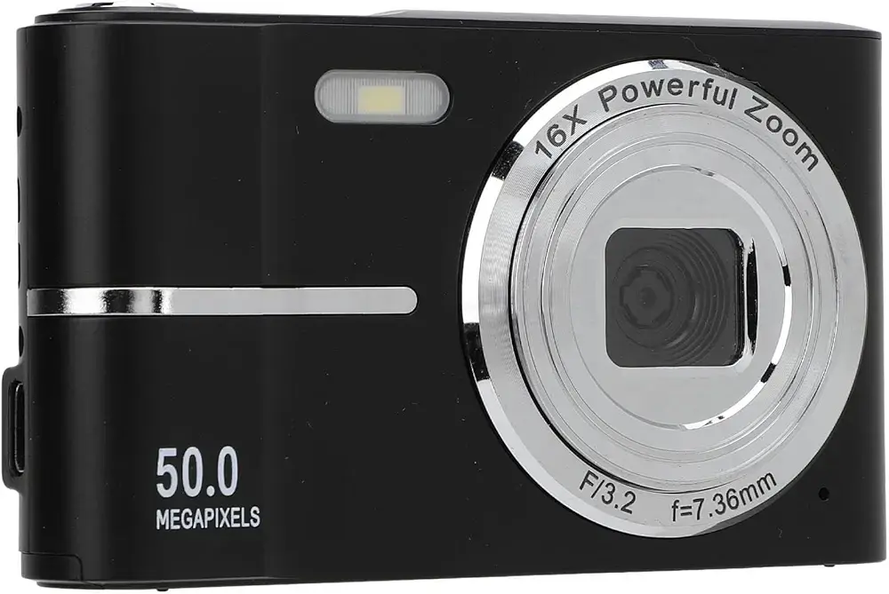 Дитячий цифровий фотоапарат FHD 1080P 50 МП з 16× зумом, картою 32 ГБ та 2 акумуляторами - фото 3