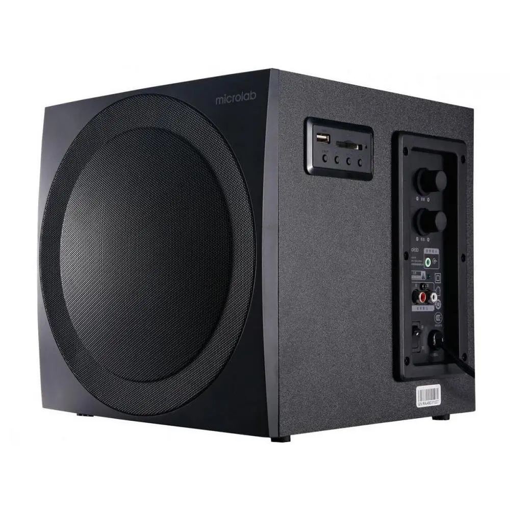 Мультимедийная акустика Microlab M-300U Black - фото 3