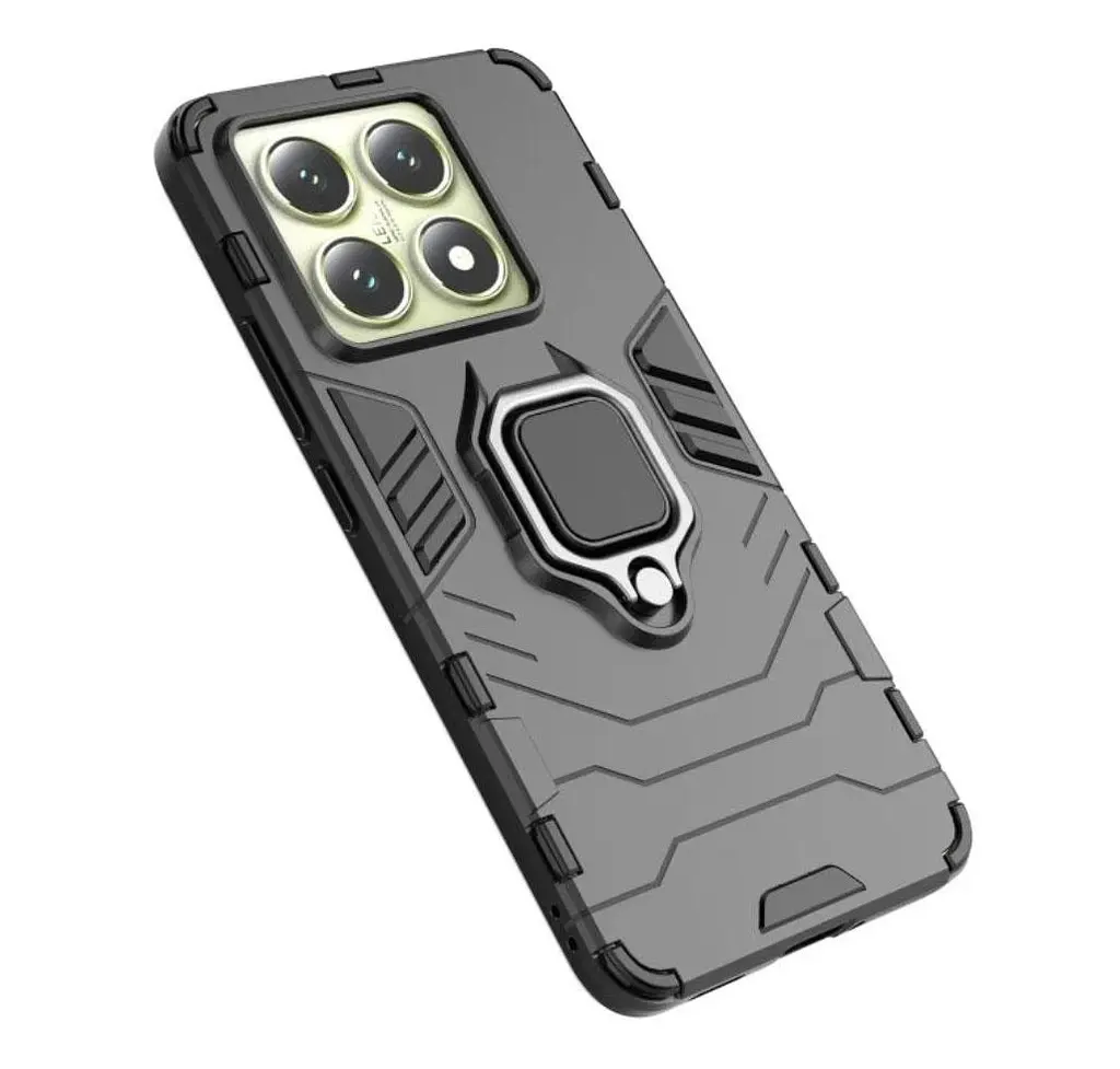 Чехол бампер Primolux Ring Armor для Xiaomi 14T 5G Black - фото 3