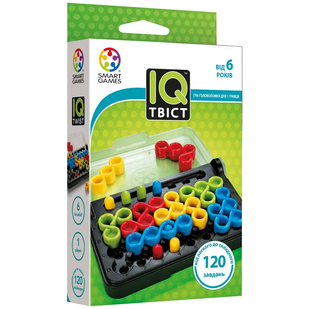 Настільна гра Smart Games IQ Твіст, укр. мова (SG 488 UKR)