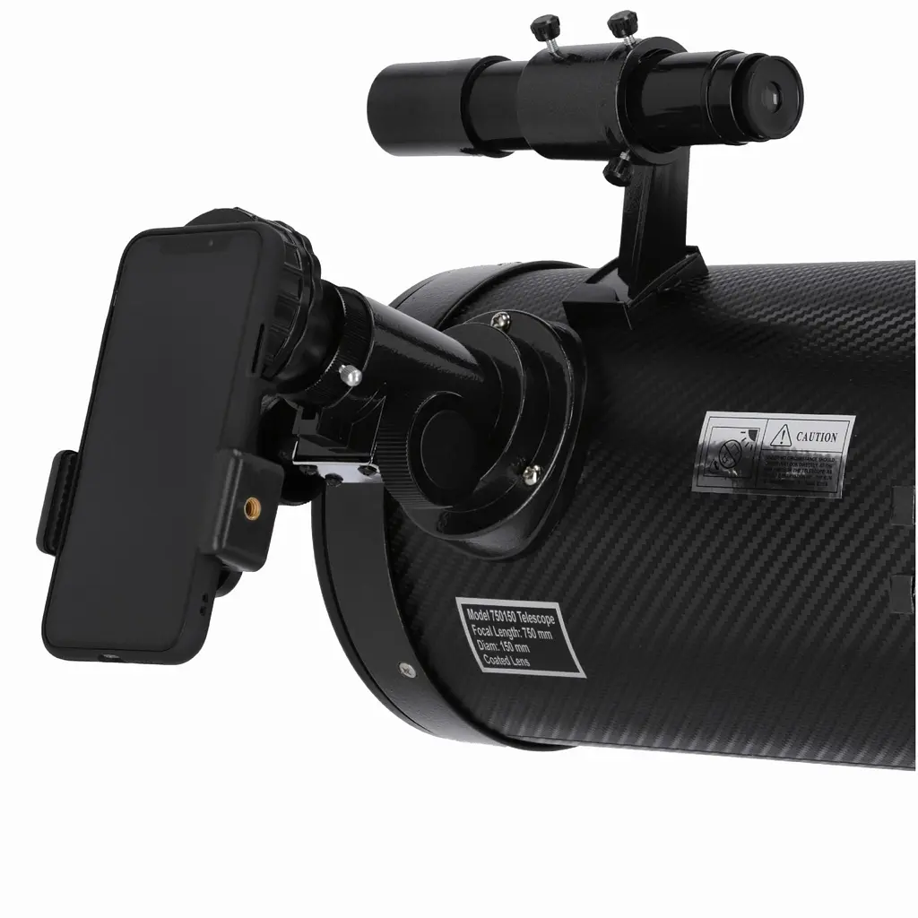 Телескоп Carbon 150/750 EQ3 з адаптером для смартфона (88033) - фото 5