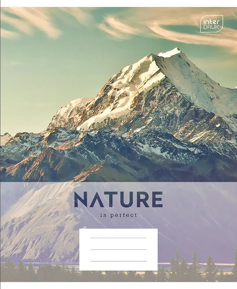 Набор тетрадей Interdruk Premium Nature ученические клетка А5+ 48 листов 4 шт. (339485-4) - фото 4