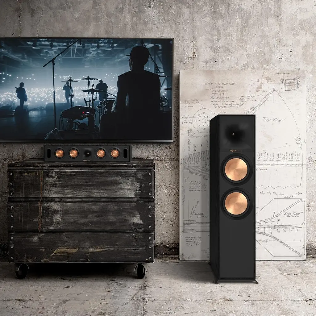 Підлогова акустична система Klipsch Reference R-800F Black - фото 8