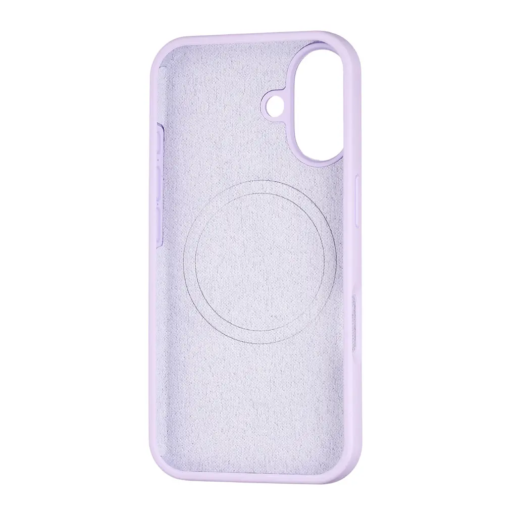 Чохол Silicone Case Full Cover with MagSafe iPhone 16 Lilac - фото 2