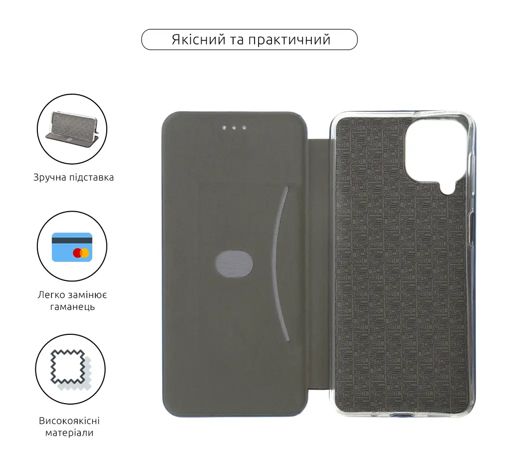 Чехол-книга ArmorStandart G-Case для Samsung M53 (M536) Blue - фото 3