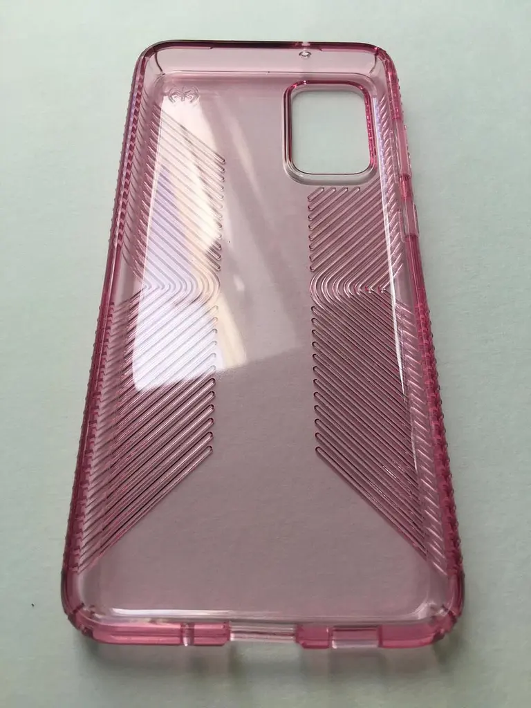 Чохол прозорий протиударний Speck Presidio Perfect Clear Grip Samsung Galaxy S20 Plus (6.7") Pink - фото 9