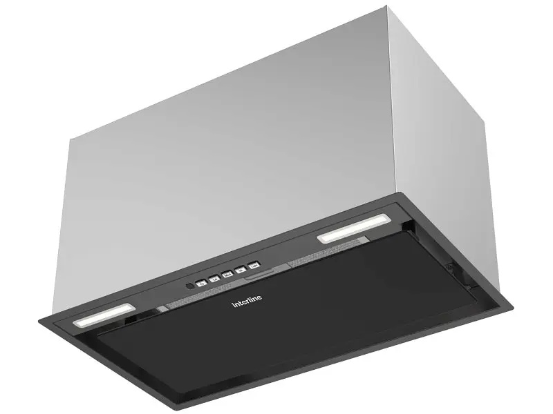 Витяжка вбудована Interline BOXGLASS BL A/60 PB/2/T Black - фото 2
