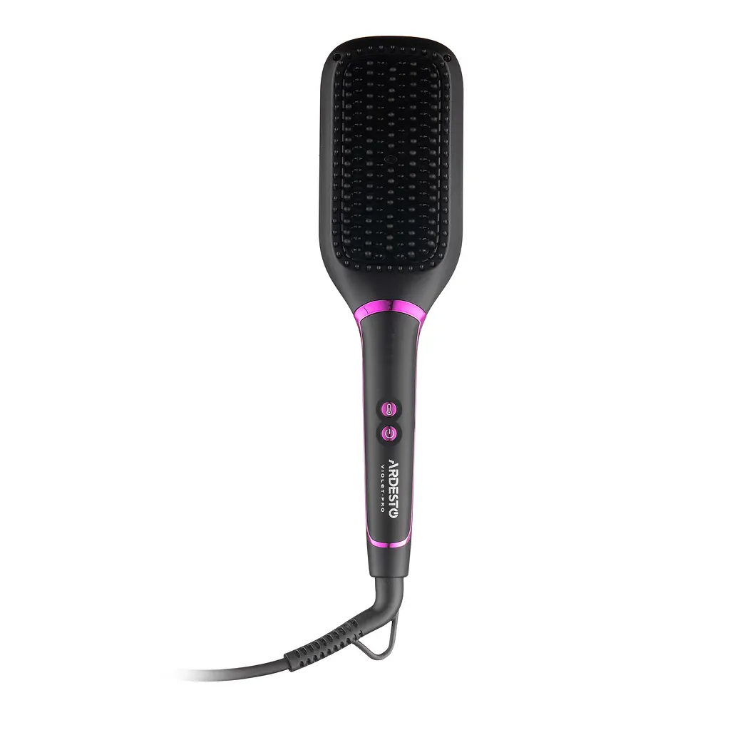 Щітка-випрямляч Ardesto Violet Pro HSB-Y220PRO, 50Вт, 130-210C, кераміка, чорний - фото 3