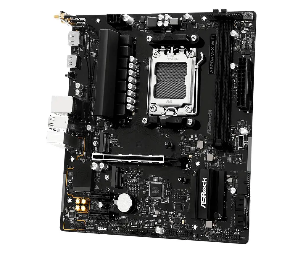 Материнська плата ASRock A620AM-X WiFi Socket AM5 - фото 4
