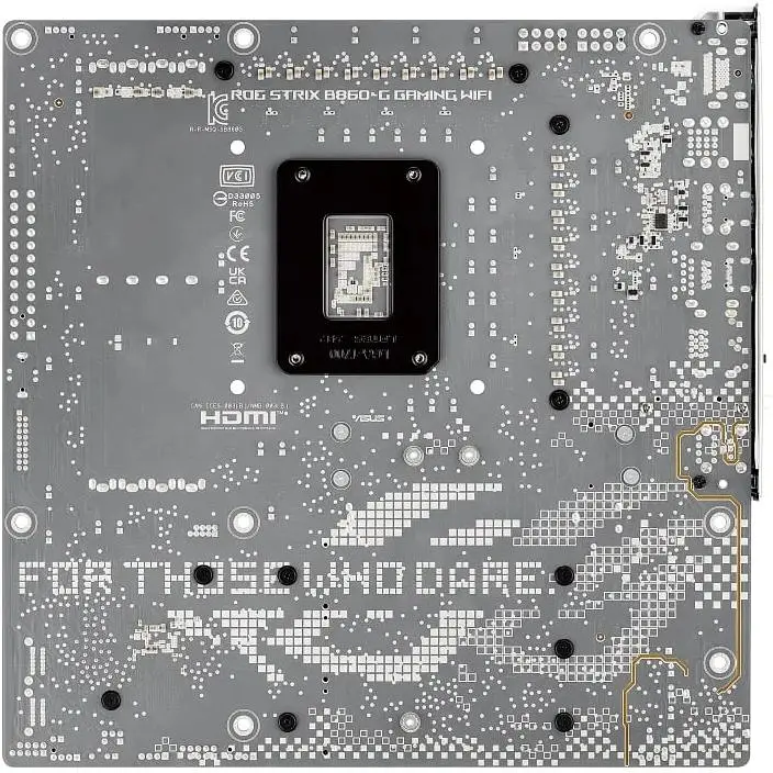 Материнская плата Asus Rog Strix B860-G Gaming WIFI s1851 B860 4xDDR5 M.2 DP HDMI USB Type-C Wi-Fi BT mATX белый - фото 9