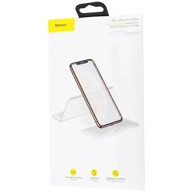 Держатель-коврик Baseus Folding Bracket Antiskid Pad Transparent (SUWNT-02) - фото 3