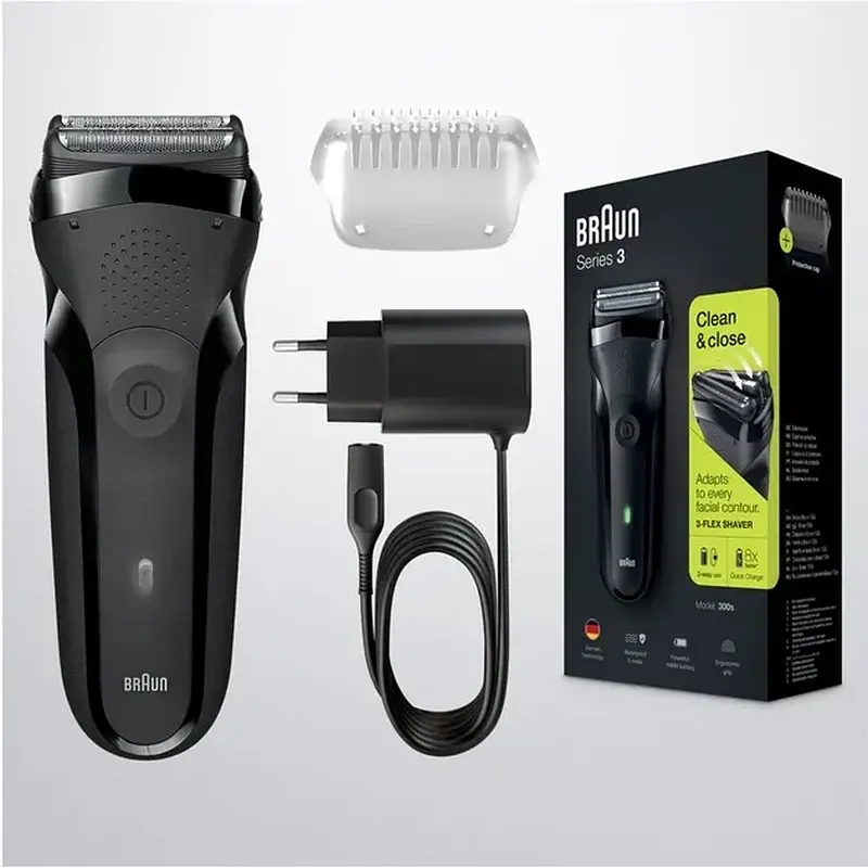 Бритва Braun Series 3 300BT Black/Black - фото 7