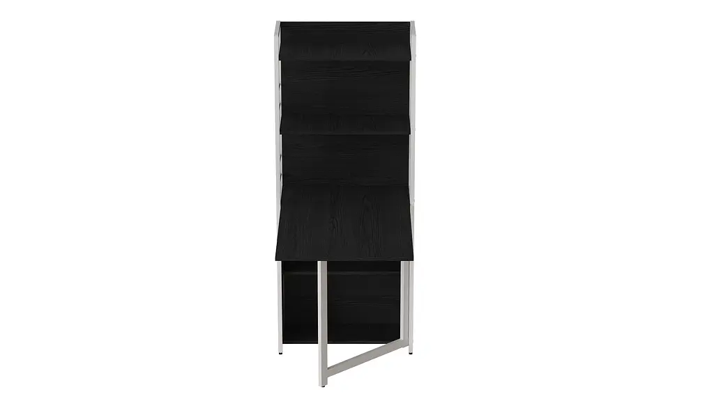 Стіл книжка з етажеркою Практик 2 Ferrum-decor 1555x640x990 Білий метал ДСП Сосна Кембра 16 мм (FRD-104634) - фото 2