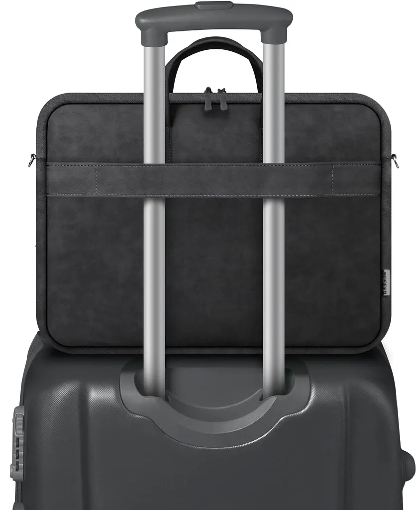 Сумка для ноутбука 15.6'' Defender PU шкіра чорний кишеня - фото 7